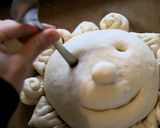 菓子パン生地で*おひさまパン作り方8写真