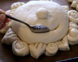 菓子パン生地で*おひさまパン作り方7写真