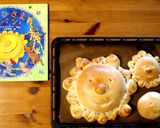 菓子パン生地で*おひさまパン作り方12写真