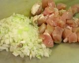 ■きのこと鶏むね肉のトマトリゾット■作り方1写真