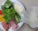 サラダ☆とうがんdeクルクル♪♪作り方2写真