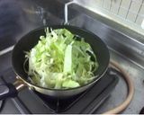 双子座が作るキャベツのペペロンチーノ作り方8写真
