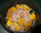 ツナ入り★かぼちゃの煮物作り方1写真
