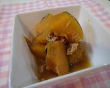 ツナ入り★かぼちゃの煮物作り方2写真