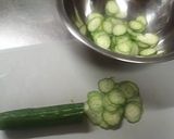 ◆5分副菜 きゅうり&らっきょの酢の物◆作り方1写真