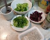 俺の、しば漬けとしらすのペペロンチーノ作り方2写真