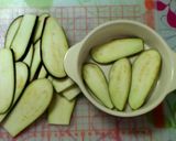 茄子とミートソースのミルフィーユ焼き作り方1写真