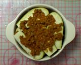 茄子とミートソースのミルフィーユ焼き作り方3写真