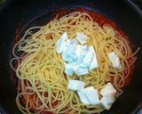 濃厚モッツァレラとトマトのスパゲッティ作り方4写真