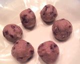 小豆と蓮根のレンチンおはぎ♪フルーツあん作り方2写真