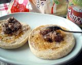 iHerbな朝食アーモンドバタートースト作り方5写真