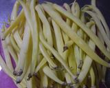 ベトナム風黄色いんげんと葉たまねぎ炒め作り方1写真