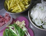 ベトナム風黄色いんげんと葉たまねぎ炒め作り方3写真