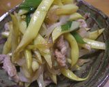 ベトナム風黄色いんげんと葉たまねぎ炒め作り方10写真