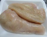 ムネ肉で。簡単しっとり美味しいトリハム作り方1写真
