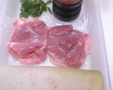 鶏肉と大根の煮物作り方1写真