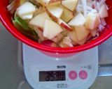 林檎と白菜の浅漬け♪作り方1写真