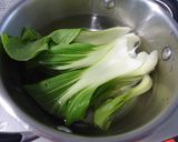 チンゲン菜あんかけ♪中華そば作り方2写真