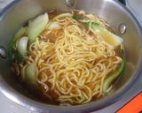 チンゲン菜あんかけ♪中華そば作り方3写真
