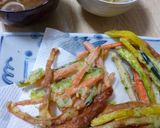 あおさ風味・かぼちゃとちくわのかき揚げ作り方5写真