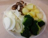 鶏もも肉とじゃがいもの塩麹炒め作り方2写真