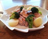 鶏もも肉とじゃがいもの塩麹炒め作り方5写真