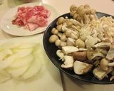 生姜焼き風味☆豚きのこ丼♪♪作り方1写真