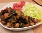 鶏の磯辺揚げ☆唐揚げ作り方4写真