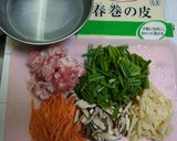 娘に伝えたい＊我が家のサクサク春巻き＊作り方1写真