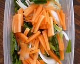 レンジで簡単 ご馳走野菜あんかけ中華そば作り方2写真