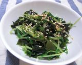 水菜とわかめのからし和え作り方4写真