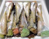 子持ちハタハタの昆布酒蒸し作り方1写真