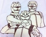 アイシング＊ゴーバスターズ作り方4写真