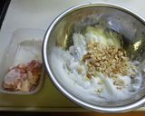 鶏肉の落花生衣揚げ作り方2写真