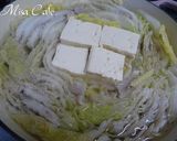 白菜と豚ばら肉のミルフィーユ豆腐鍋作り方2写真