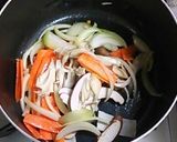 残り野菜で♪豆乳 味噌ラーメン作り方2写真