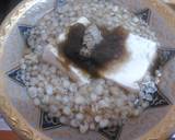 とろろ昆布と天かすで湯豆腐作り方3写真