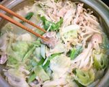 とんこつ鍋に醤油ラーメン！作り方1写真