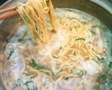 とんこつ鍋に醤油ラーメン！作り方3写真