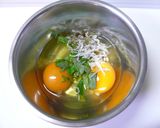 大葉香る✿じゃこと海苔の卵焼き作り方1写真
