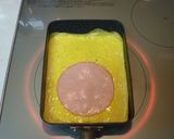 お弁当に♪ハム巻き卵焼き作り方3写真