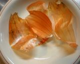 レンジで一人分の手軽な玉ねぎ茶作り方1写真
