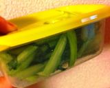 シャカシャカして作る☆かぶの茎☆一夜漬け作り方4写真