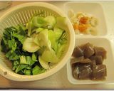 〇青梗菜〇生姜風味炒め作り方1写真