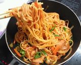 昔のお給食☆ナポリタン作り方3写真