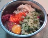 ♪野菜ハンバーグ♪作り方3写真