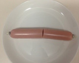簡単☆魚肉ソーセージでうさぎ＊キャラ弁作り方1写真