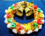 パンdeクリスマスリース(6つ編み)♪作り方24写真