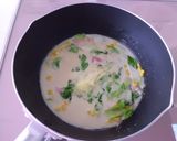 小腹サイズ!カルボナーラ風うどん作り方3写真