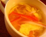 とり肉の茹で汁で、美味しいスープも作ろ❤作り方5写真